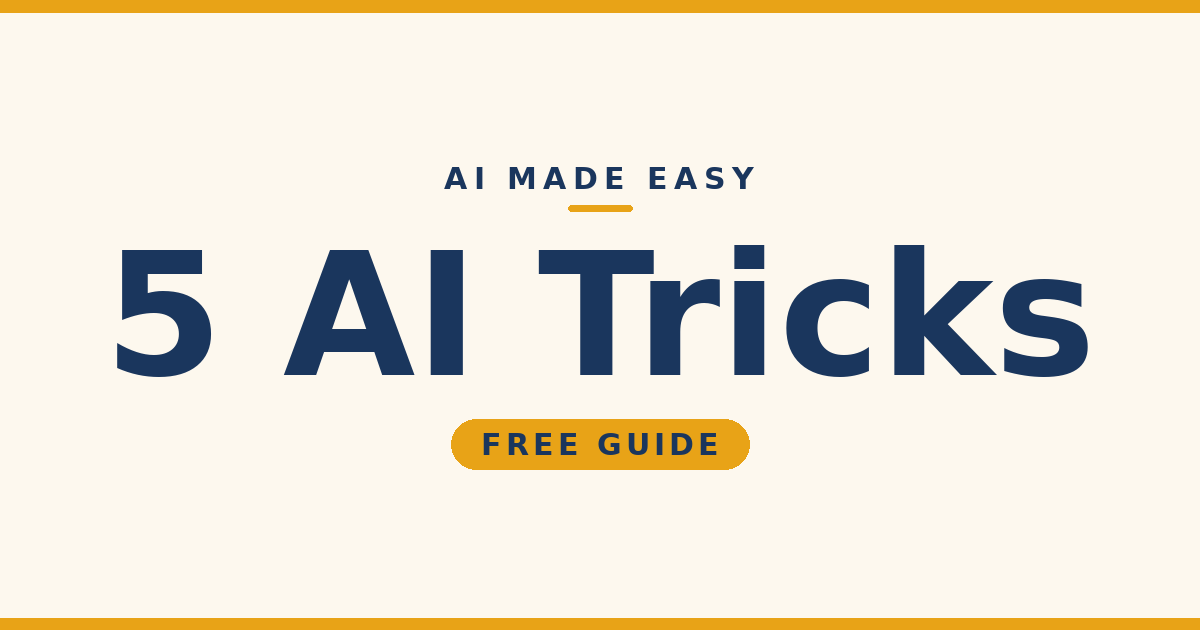 5 AI Tricks free guide